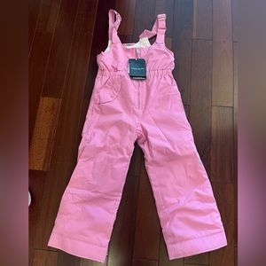 OBERMEYER Kid Girls’ Snoverall Pant - Size 6 - Pink